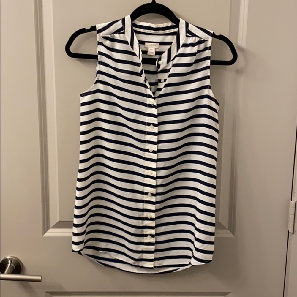J. Crew. Button Up Blouse
